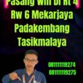 Pasang Wifi Di Rt 4 Rw 6 Mekarjaya Padakembang Tasikmalaya